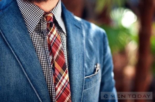 4 tip phối họa tiết cho áo sơ mi và cravat 4