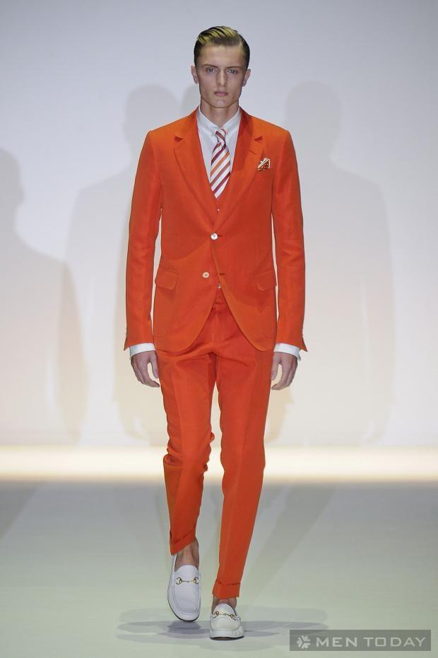 Xu hướng thời trang nam xuân hè 2013: Rực rỡ sắc cam
