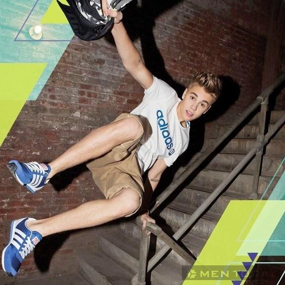 Justin Bieber trẻ trung và năng động với trang phục Adidas