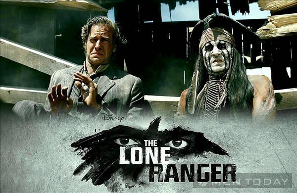 Tạo hình ấn tượng của Johnny Depp trong The Lone Ranger