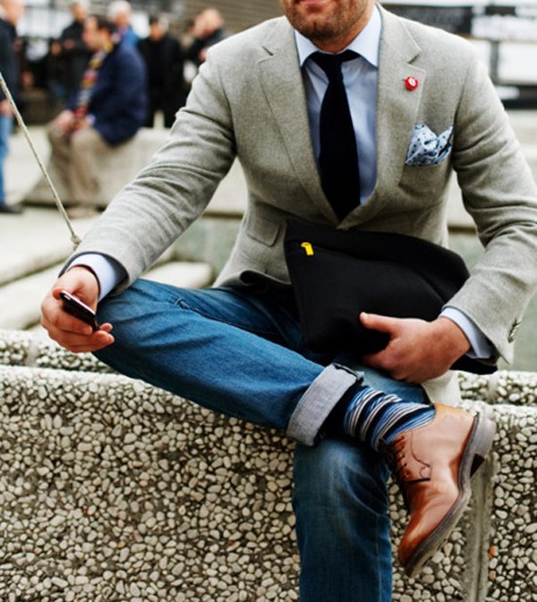 Quần jeans & blazer - Bộ đôi hoàn hảo cho quý ông