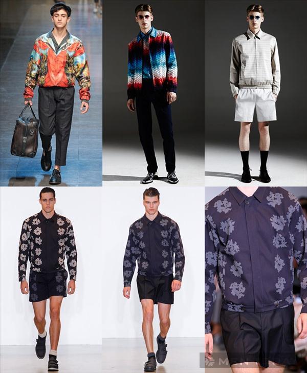 Xu hướng thời trang nam thu đông 2013: Áo khoác bomber họa tiết