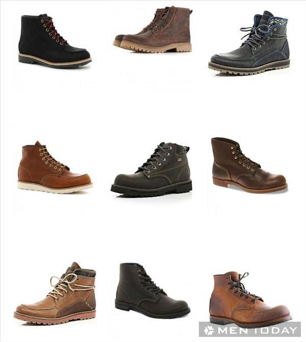 Boots nam: Xu hướng và cách phối đồ nam mùa thu đông 2013