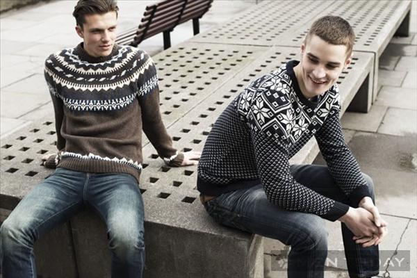 Áo len nam thu đông 2013: Sự trở lại của phong cách truyền thống