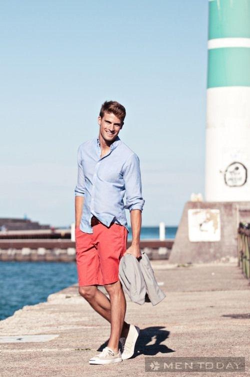 Gợi ý chọn trang phục đi biển cho chàng mùa hè 2014