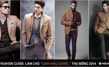 Men's fashion guide: Làm chủ gam màu camel thu đông 2014