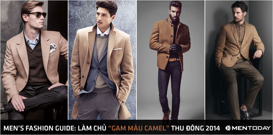 Men's fashion guide: Làm chủ gam màu camel thu đông 2014